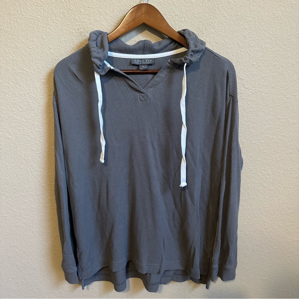 Free Fly Women’s Waffle Knit Lightweight Hoodie